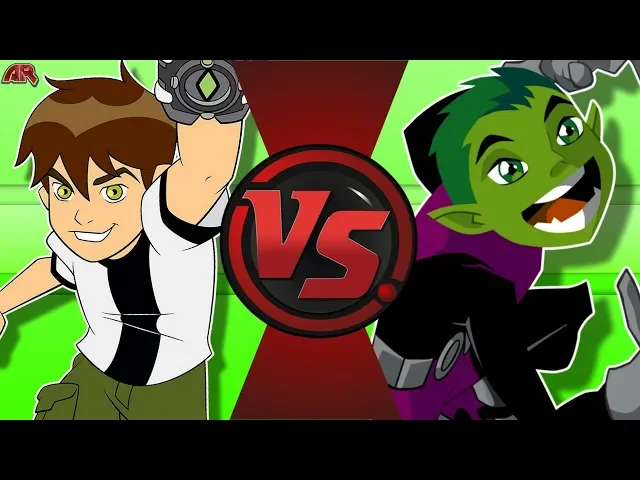 ben 10 vs beast boy!(ben 10 vs teen titans) | cartoon fight club episode